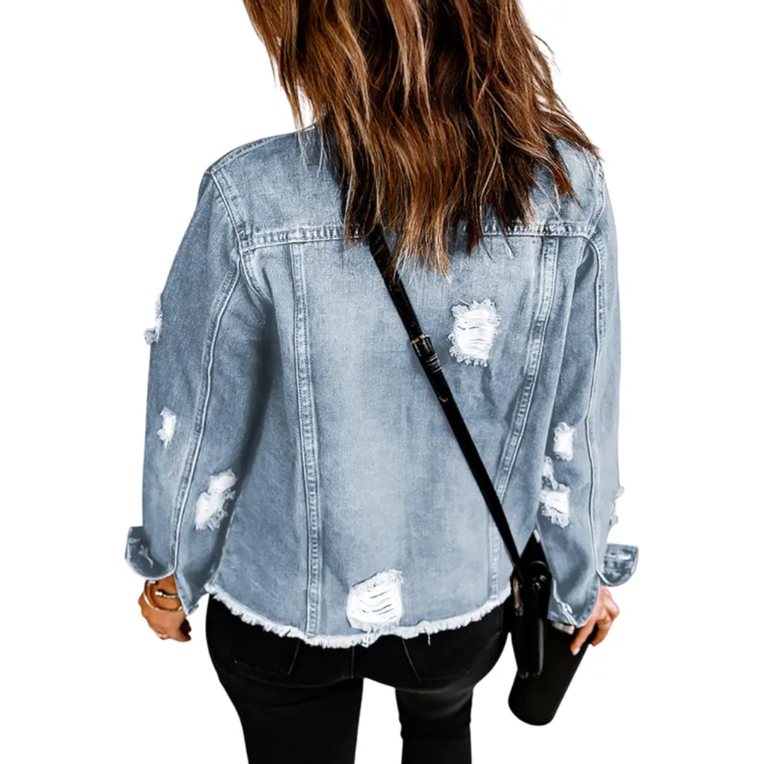 Juniper - Distressed Denim Jacket