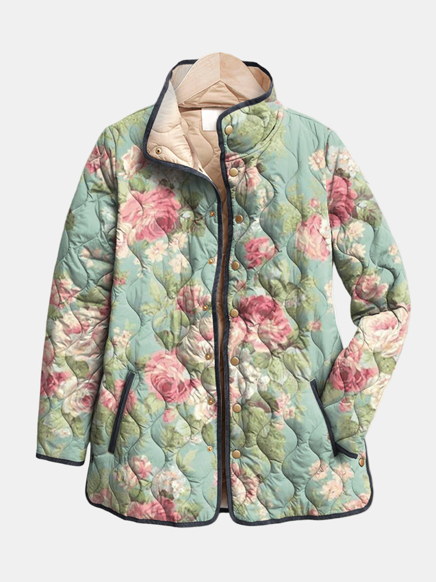 Celeste Floral Quilted Jacket 0