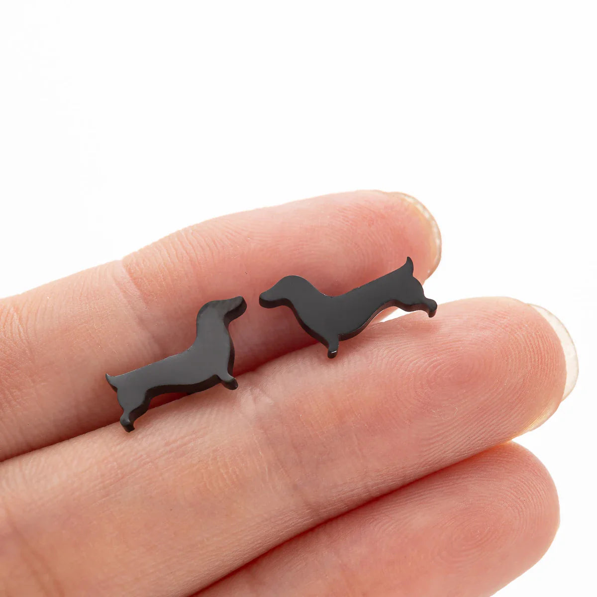 Dahlia Dachshund Stud Earrings 5