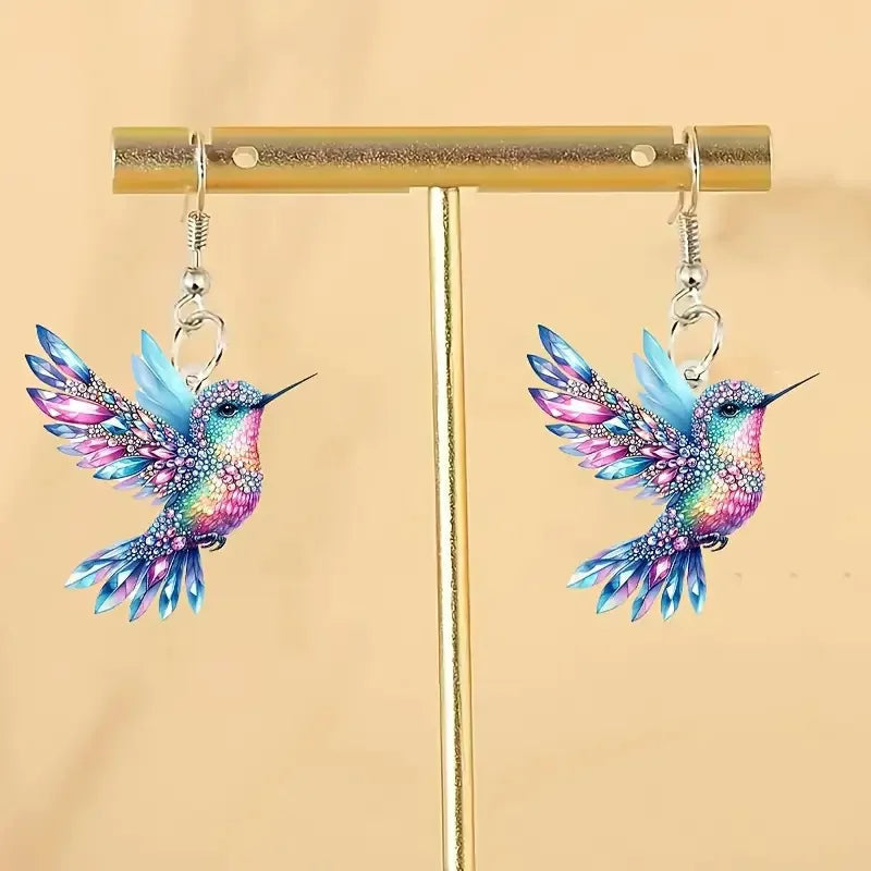 Hannah Hummingbird Dangle Earrings 5