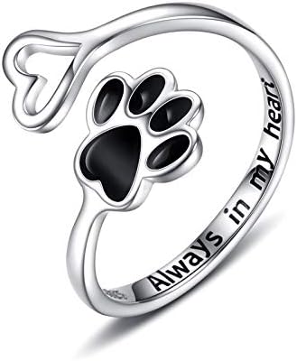Harlow Paw Heart Ring 10