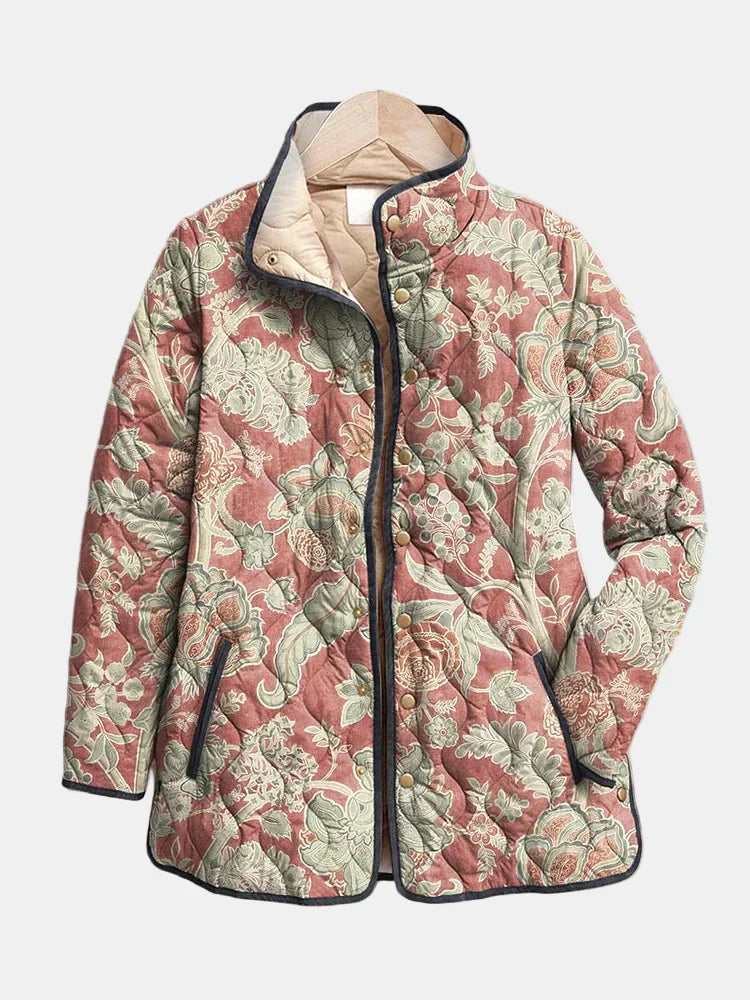 Nina Floral Quilted Jacket 0