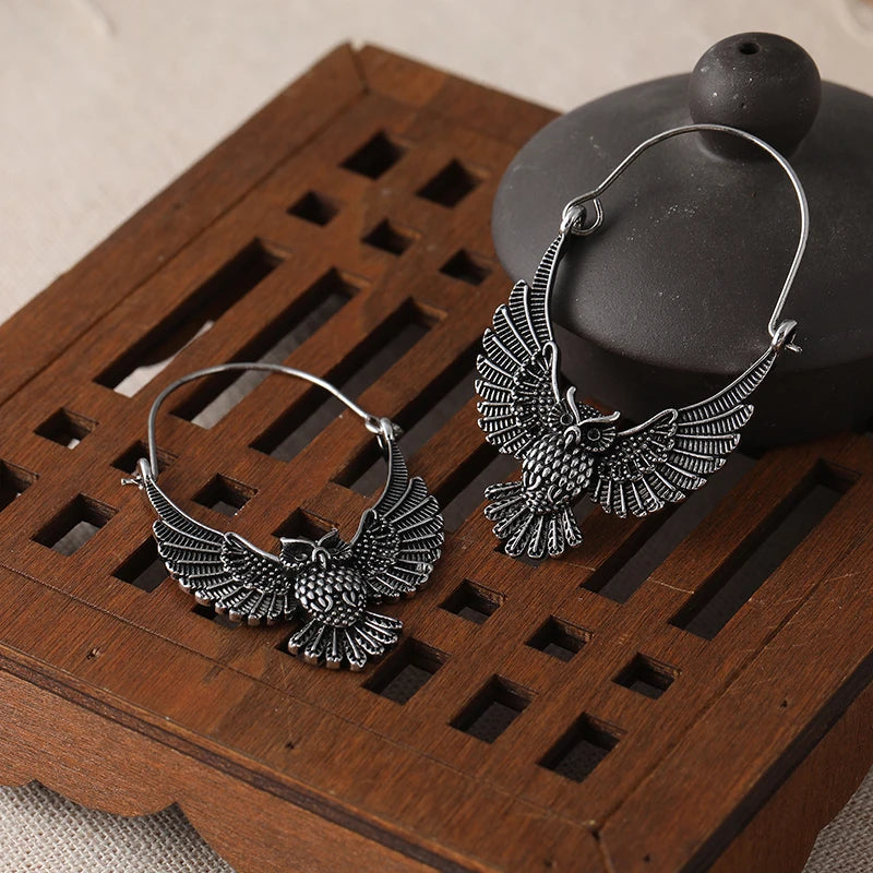 Odessa Owl Statement Earrings 5