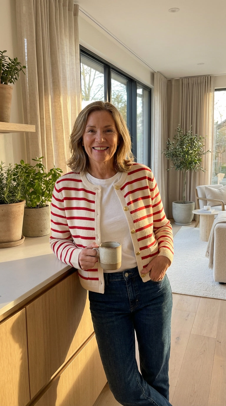 Sienna Striped Cardigan Sweater