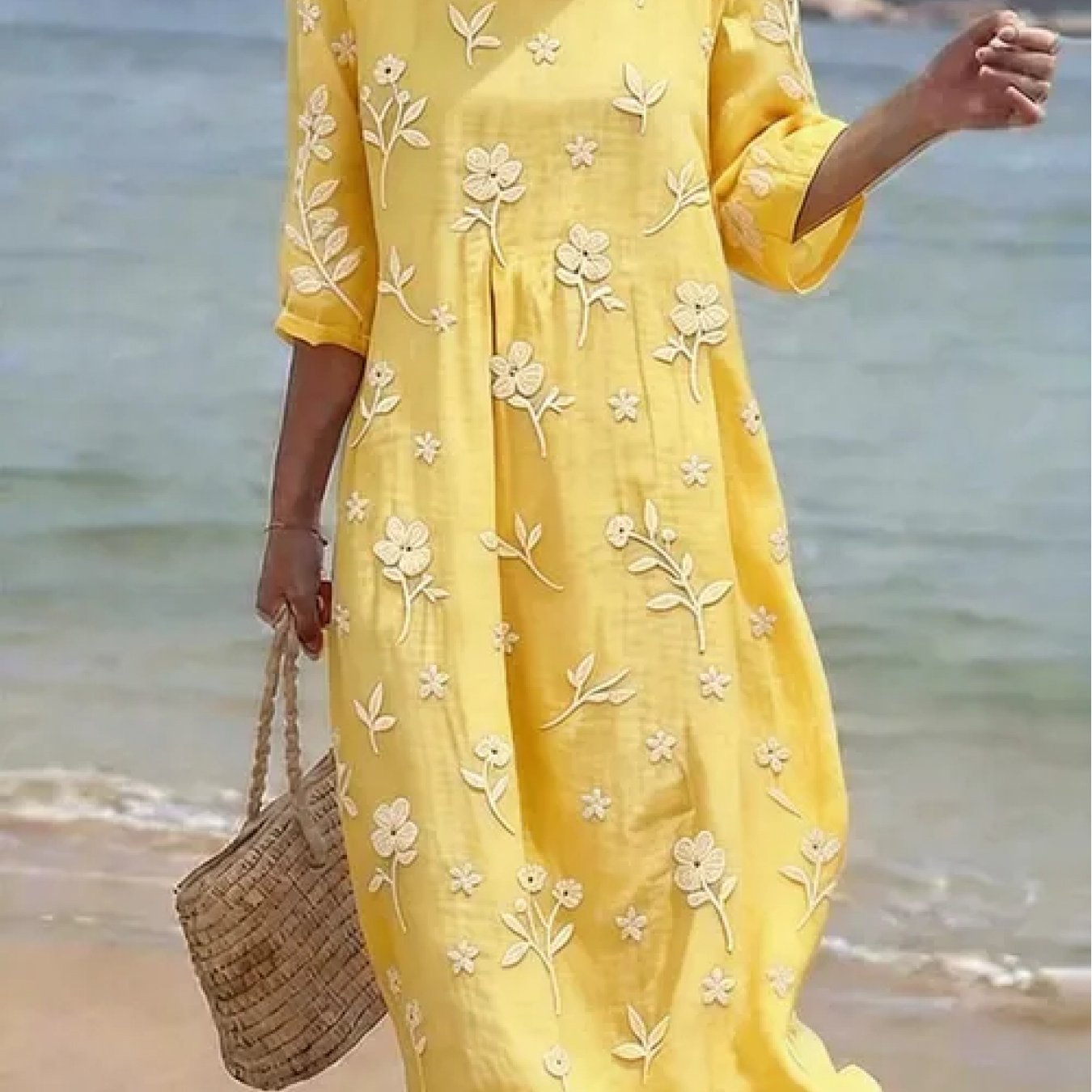 Sarina Embroidered Fit-and-Flare Dress 0