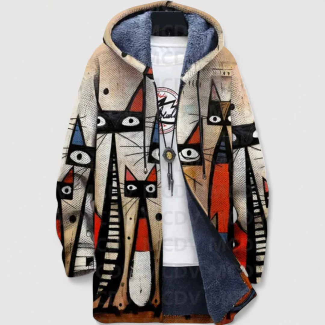 Zara Cozy Patchwork Hoodie 7