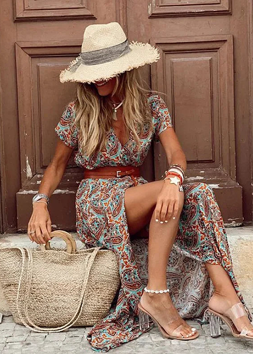 Emilia Button Down Maxi Dress