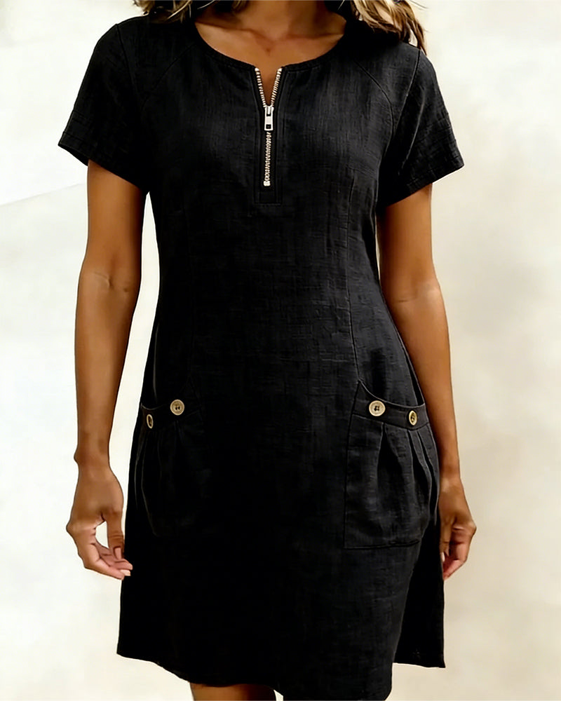 Estella - Comfortable A-Line Dress