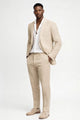 Men's Two Piece Suit, Notch Lapel Blazer and Pants, Slim Fit