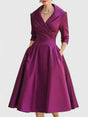 Women's Elegant Midi Dress — Flowing Versatile Everyday Summer Dress