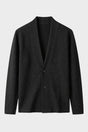 Men's textured cardigan with shawl collar and button front
