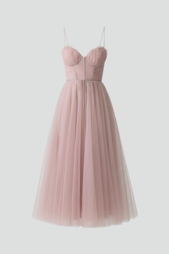 Women's Tulle Dress with Sweetheart Neckline – Formal Evening & Party Dress 1