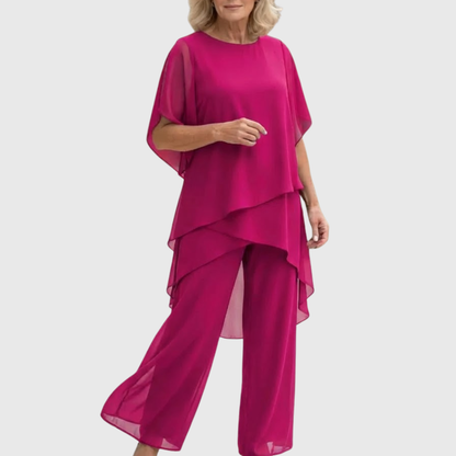 Zephyra - Draped Palazzo Suit