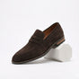 Men's classic penny loafers with textured finish, rounded toe and low heel