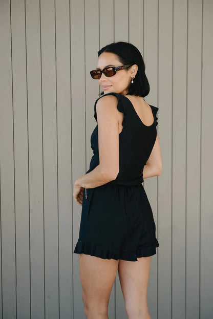 Celeste V Neck Swim Romper