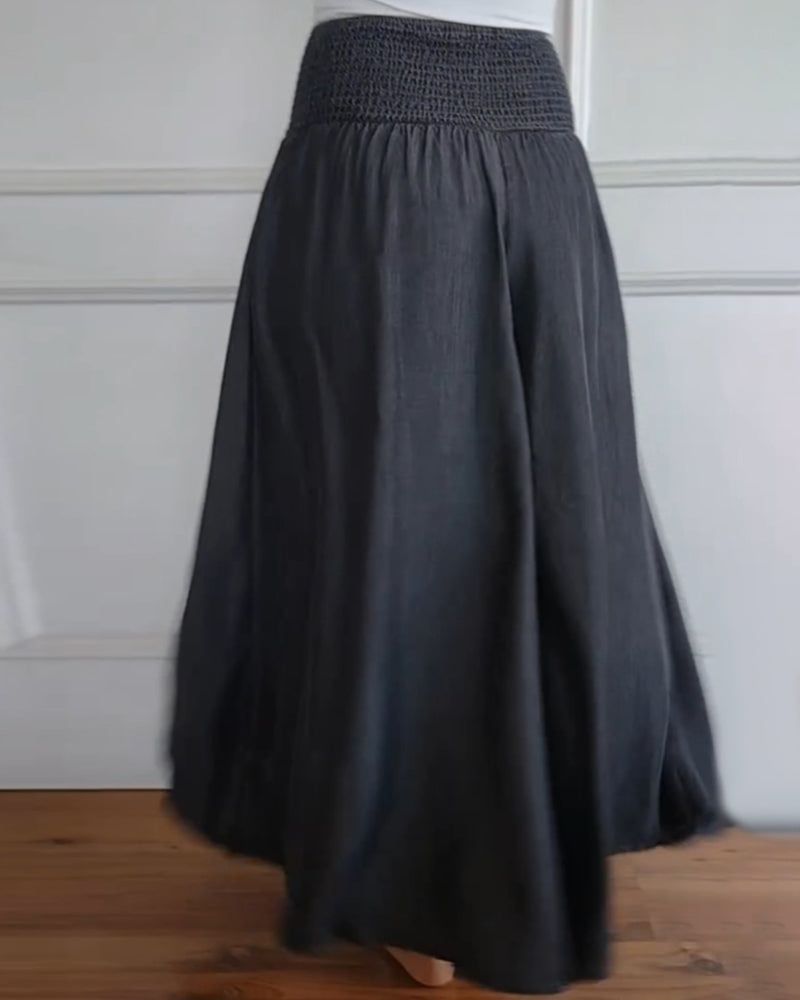 Theresa Smocked Wide Leg Pants