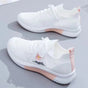 Women's floral lace-up sneakers with ribbed soles