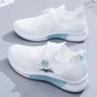 Women's floral lace-up sneakers with ribbed soles