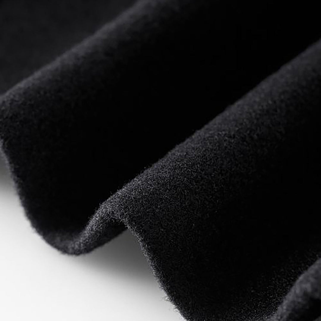 Women's tailored longline coat with notched lapels and button front