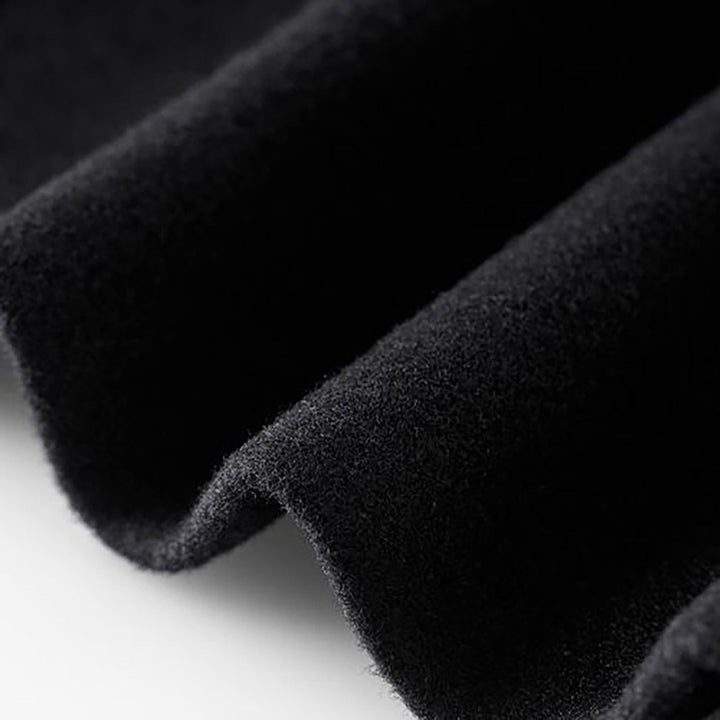 Women's tailored longline coat with notched lapels and button front