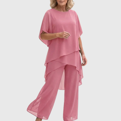 Zephyra - Draped Palazzo Suit