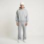Men's hooded hoodie and full-length jogger set