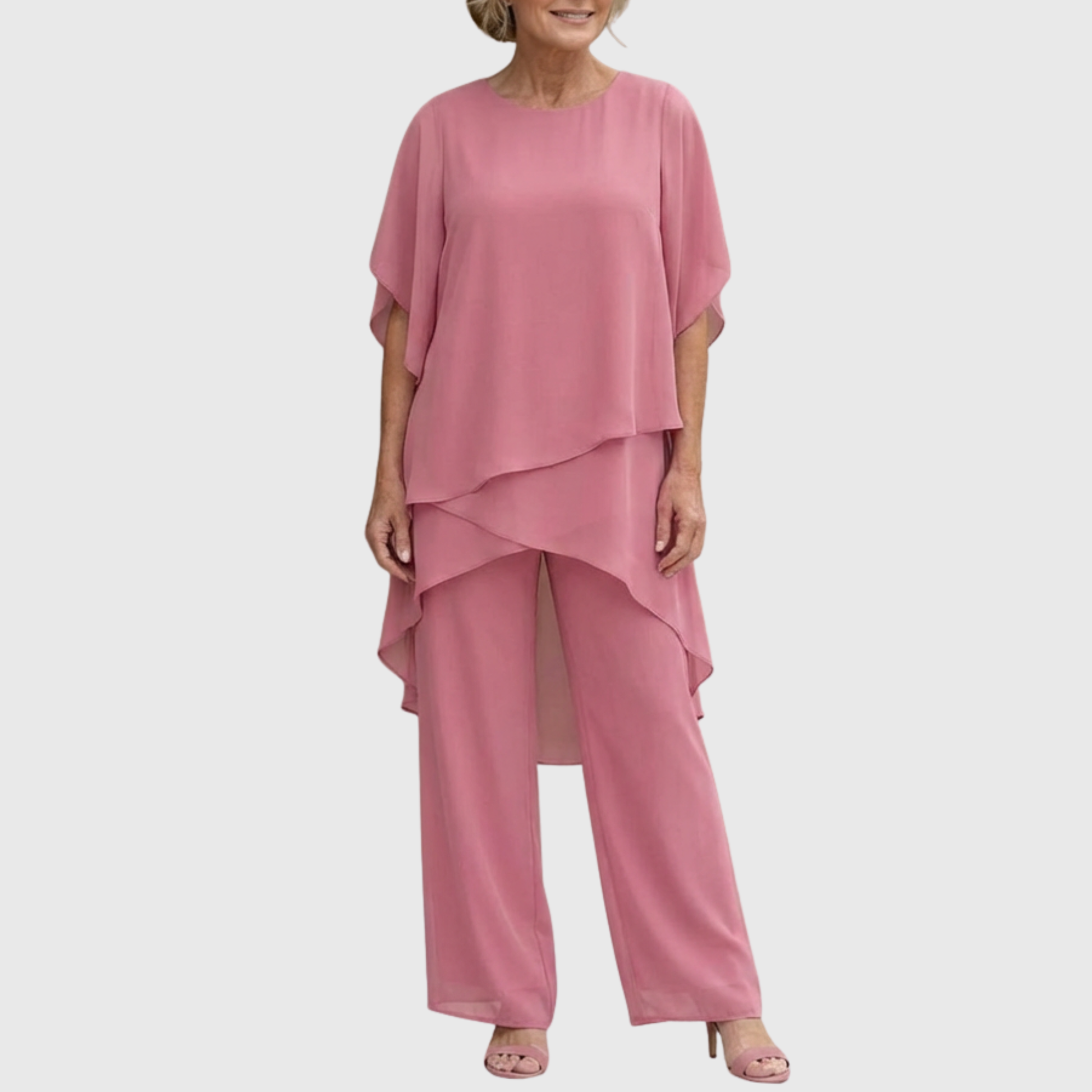 Zephyra - Draped Palazzo Suit