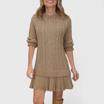 Aisling Cable Knit Classic Sweater