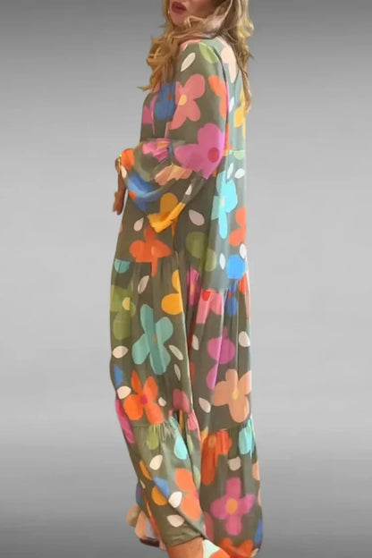 Rosalind - Flowy Floral Maxi Dress