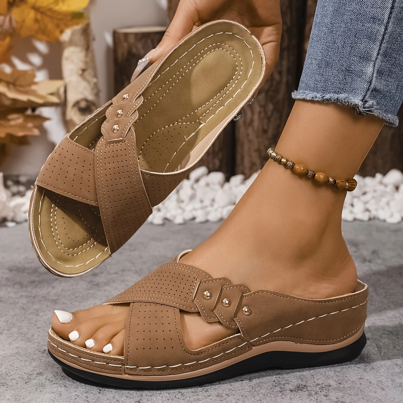 Alani - Orthopaedic Wedge Sandals