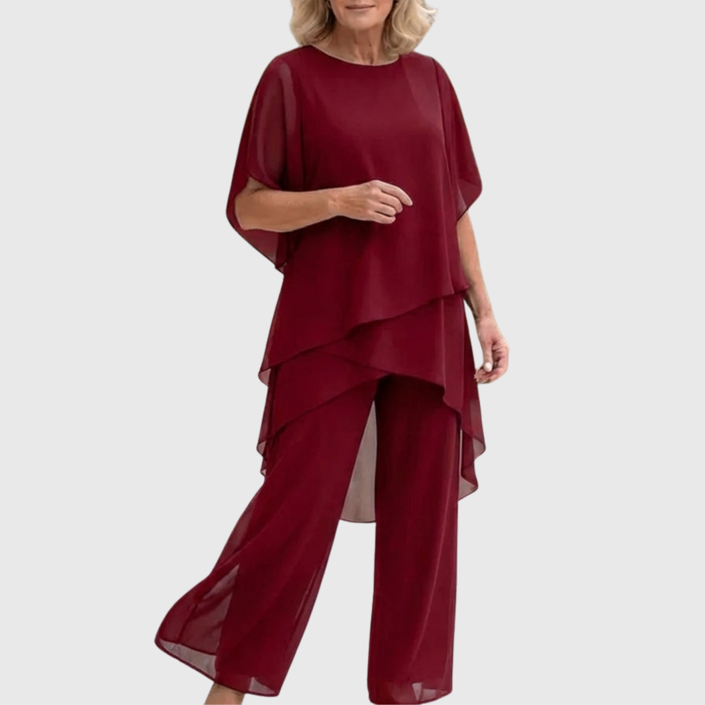 Zephyra - Draped Palazzo Suit