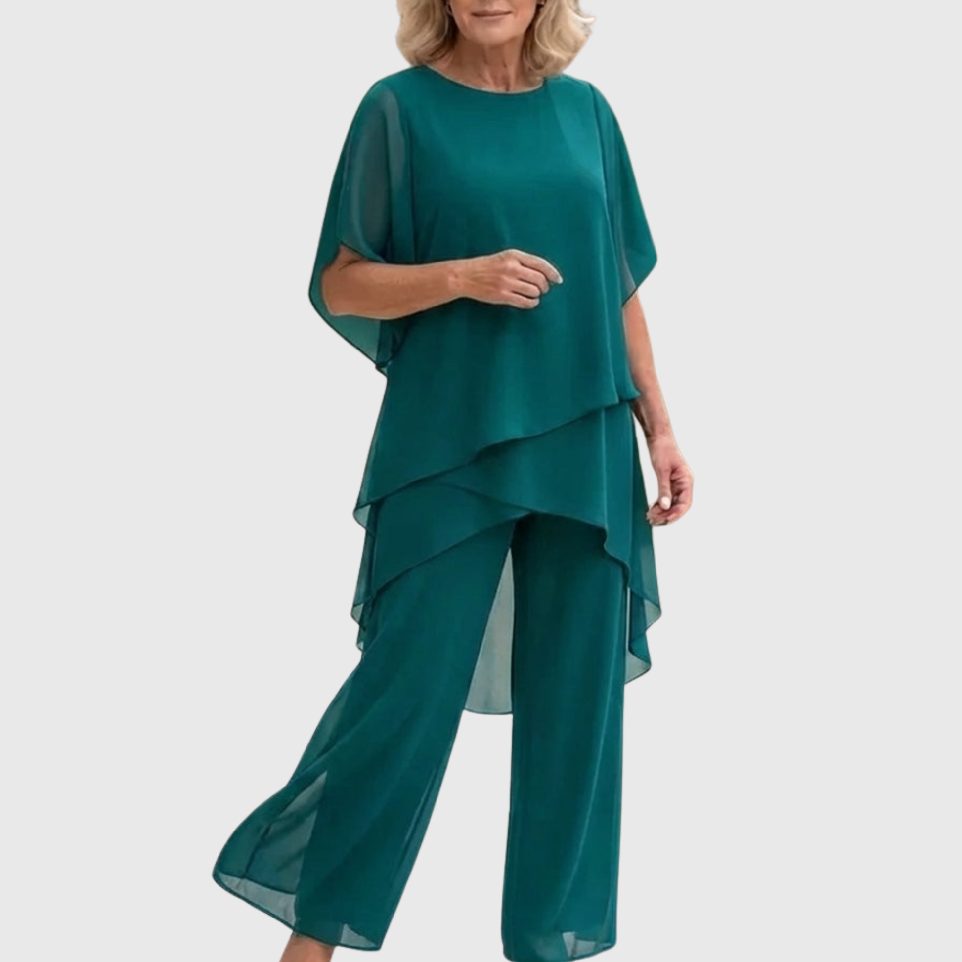 Zephyra - Draped Palazzo Suit