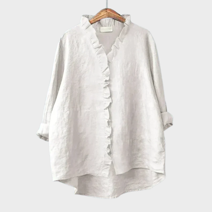 Women's Summer Blouse — Lightweight Breathable Patterned Blouse