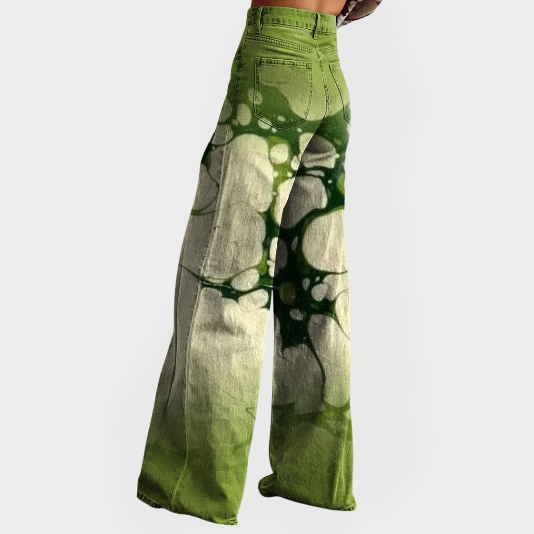 Alessia High Waisted Wide Leg Jeans 1