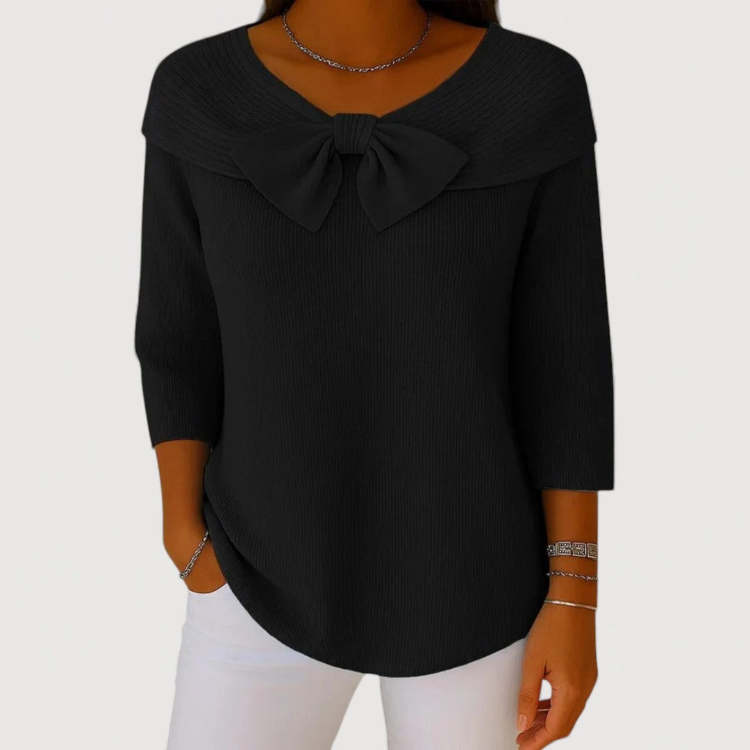 Alyssa Bow Knit Top 5