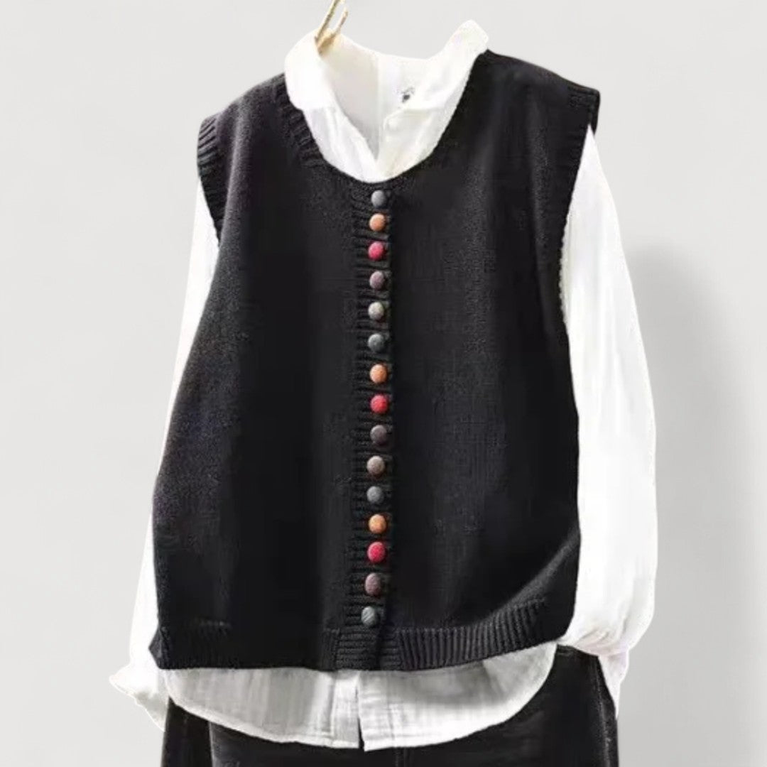 Alyssa Classic Knitted Vest 0