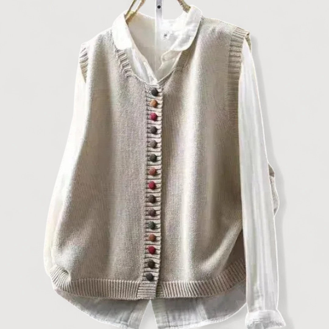 Alyssa Classic Knitted Vest 1