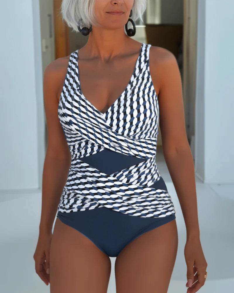 Alyssa Cross Over Swimsuit 1