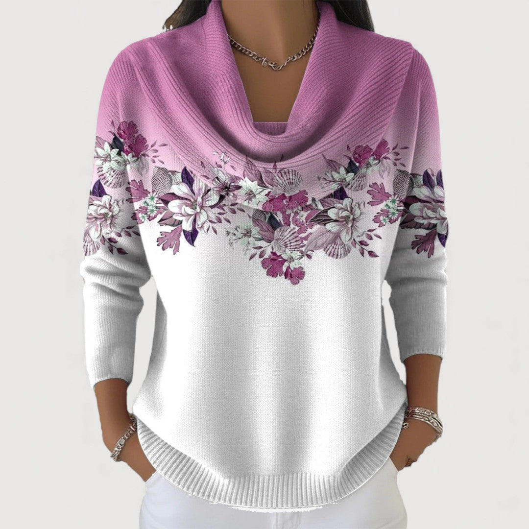 Alyssa Floral Cowl Jumper 2