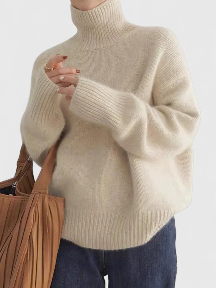 Alyssa High Collar Sweater 0