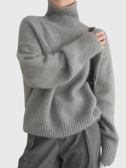 Alyssa High Collar Sweater 1