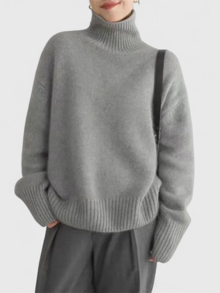 Alyssa High Collar Sweater 3