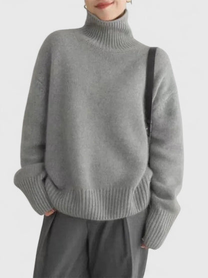 Alyssa High Collar Sweater 3