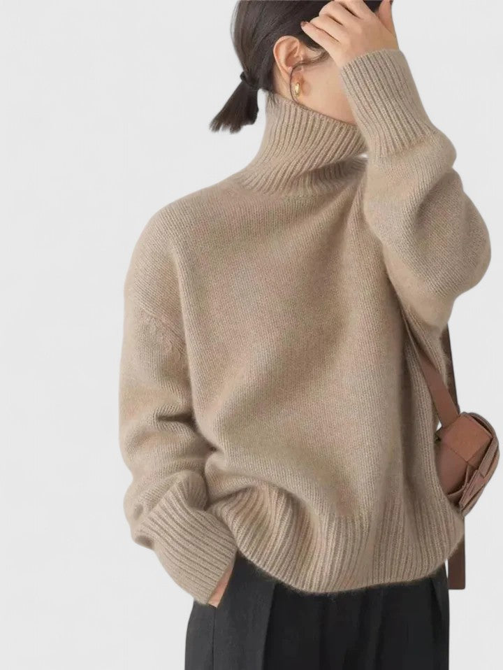 Alyssa High Collar Sweater 5