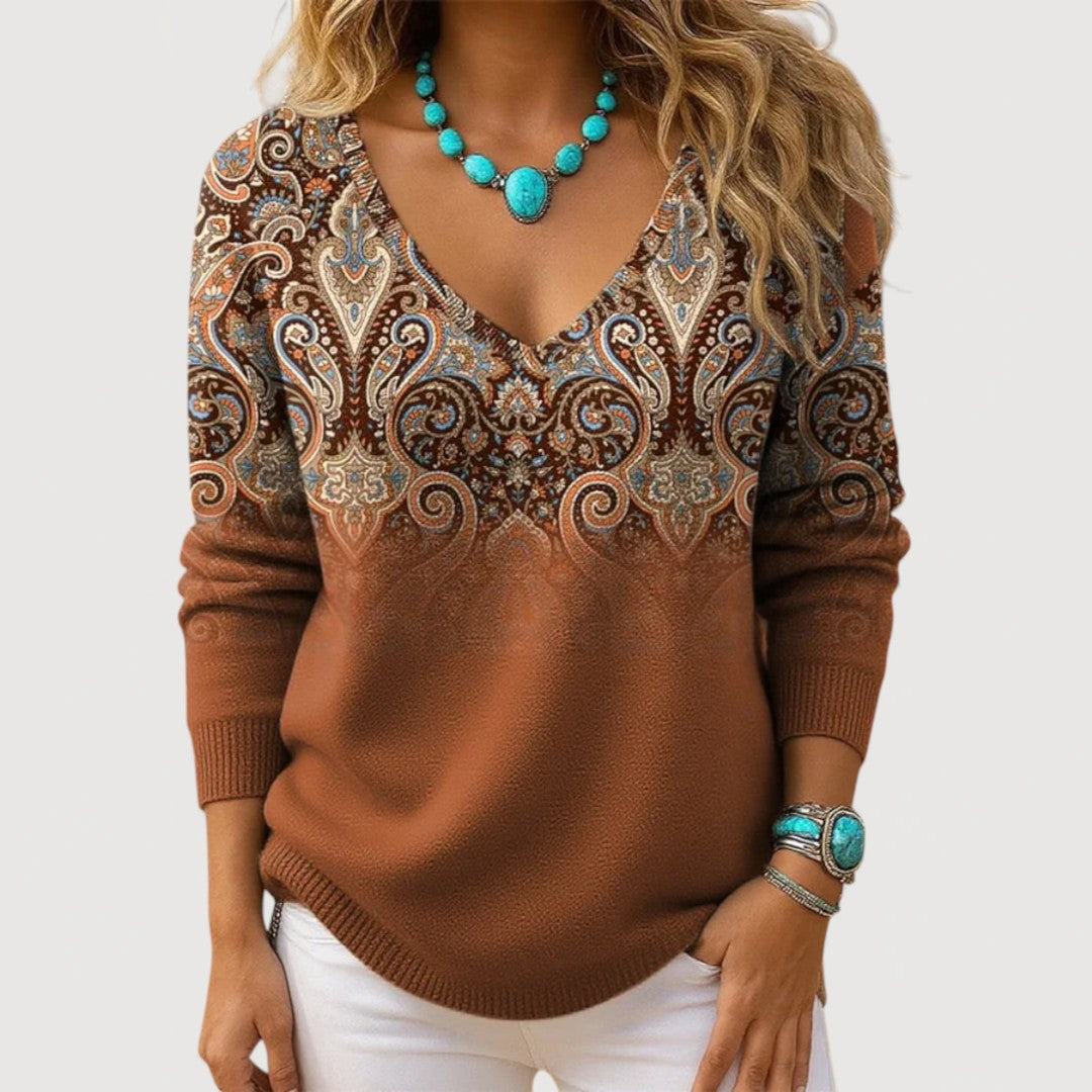 Alyssa V-Neck Top 0