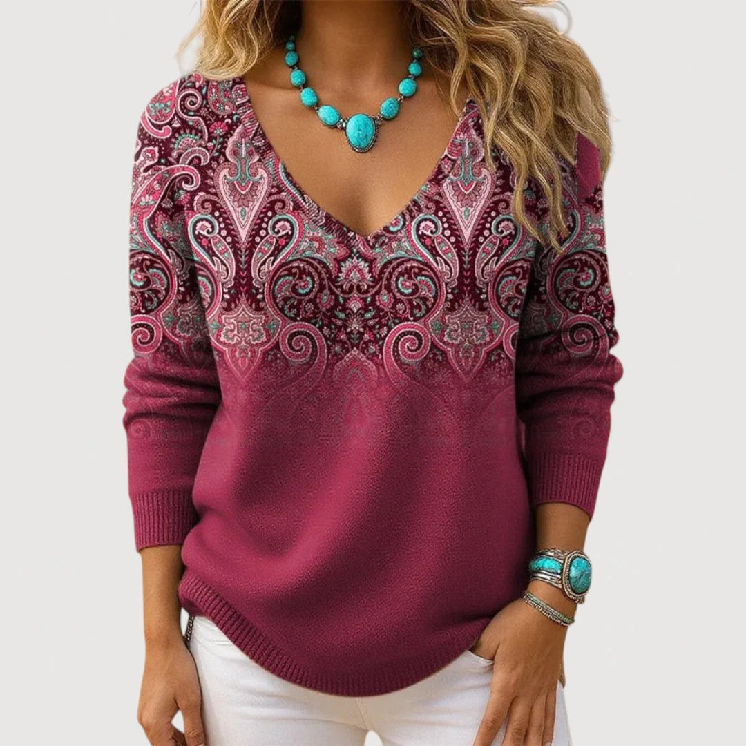 Alyssa V-Neck Top 1