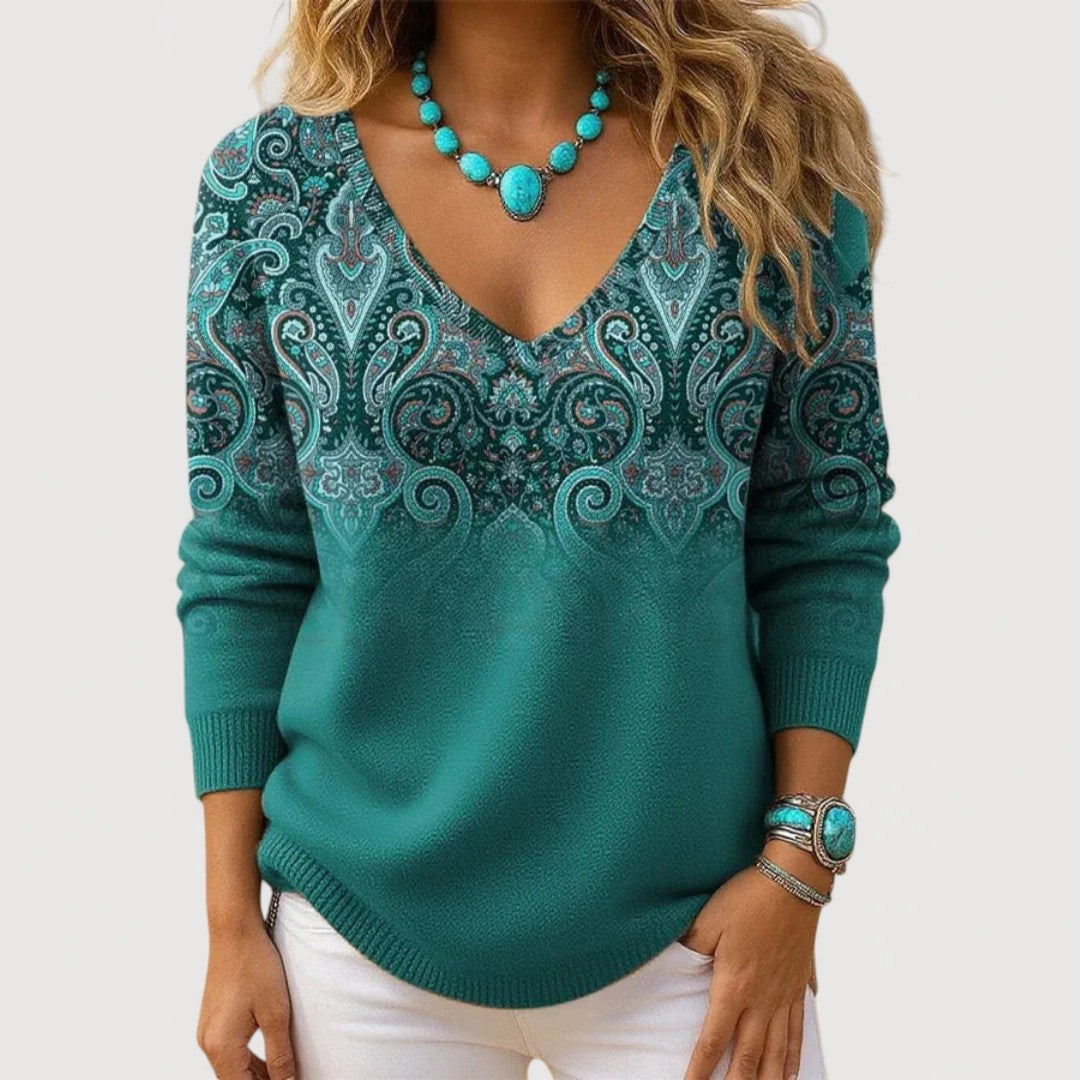 Alyssa V-Neck Top 2