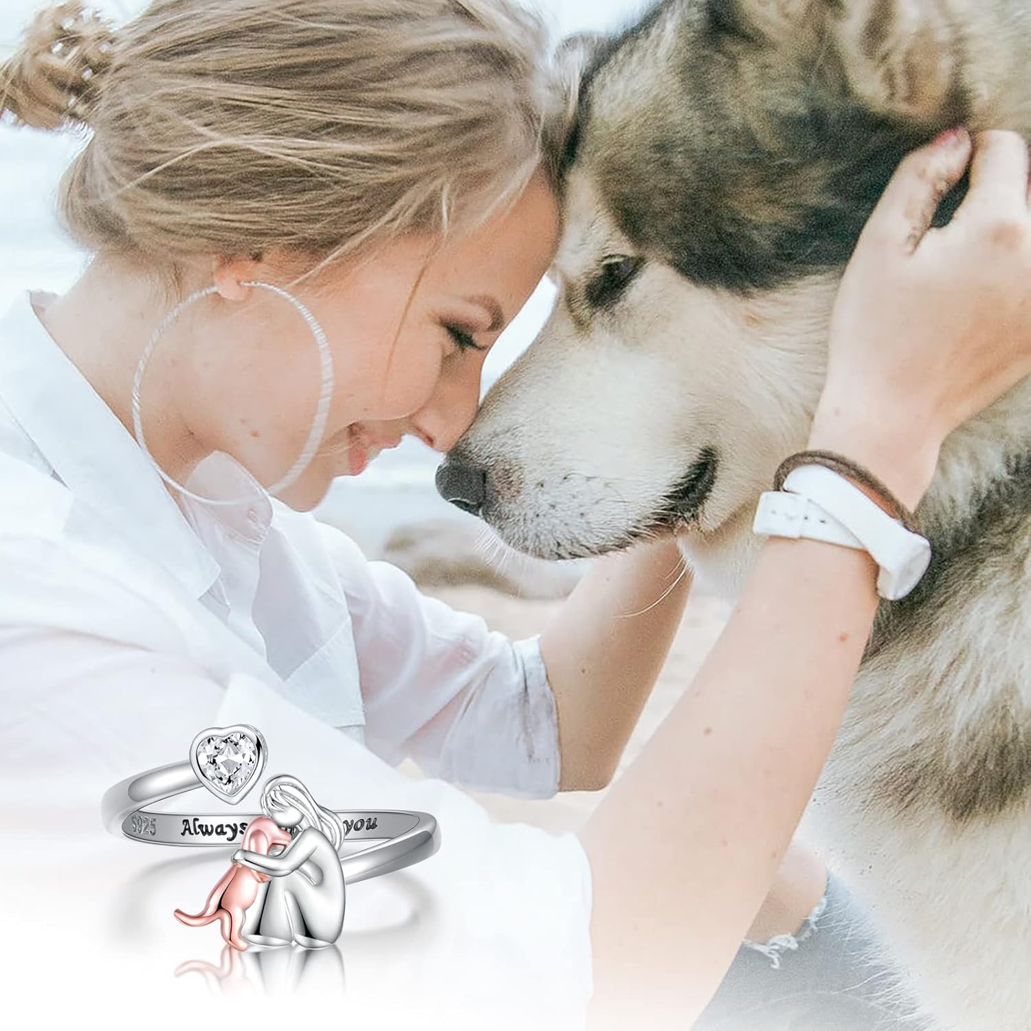 Amara Adjustable Dog Ring 3