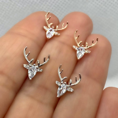 Aurelia Antler Earrings 2