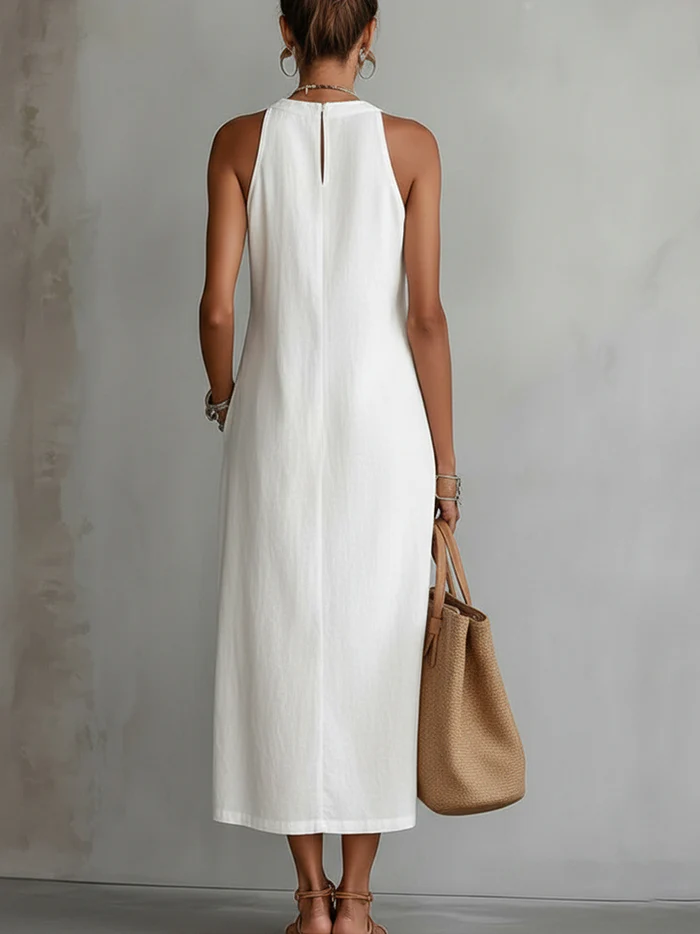 Aurelia Lace Detail Midi Dress 1
